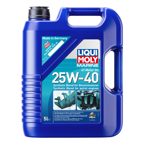 Минеральное моторное масло для лодок Marine 4T Motor Oil 25W-40 - 5 л